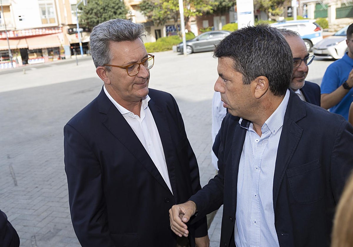 Vicente Martínez Mus y Carlos Mazón en una foto de archivo