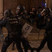 Más de 30 policías heridos en la manifestación de Valencia al no poder usar pelotas de goma por primera vez