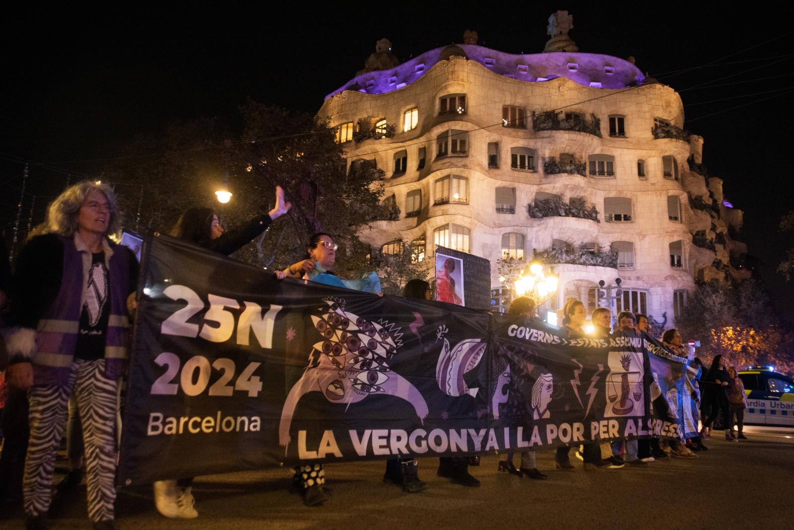 La manifestación del 25N, en imágenes