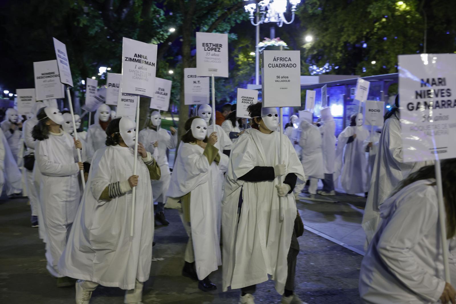 La manifestación del 25N, en imágenes