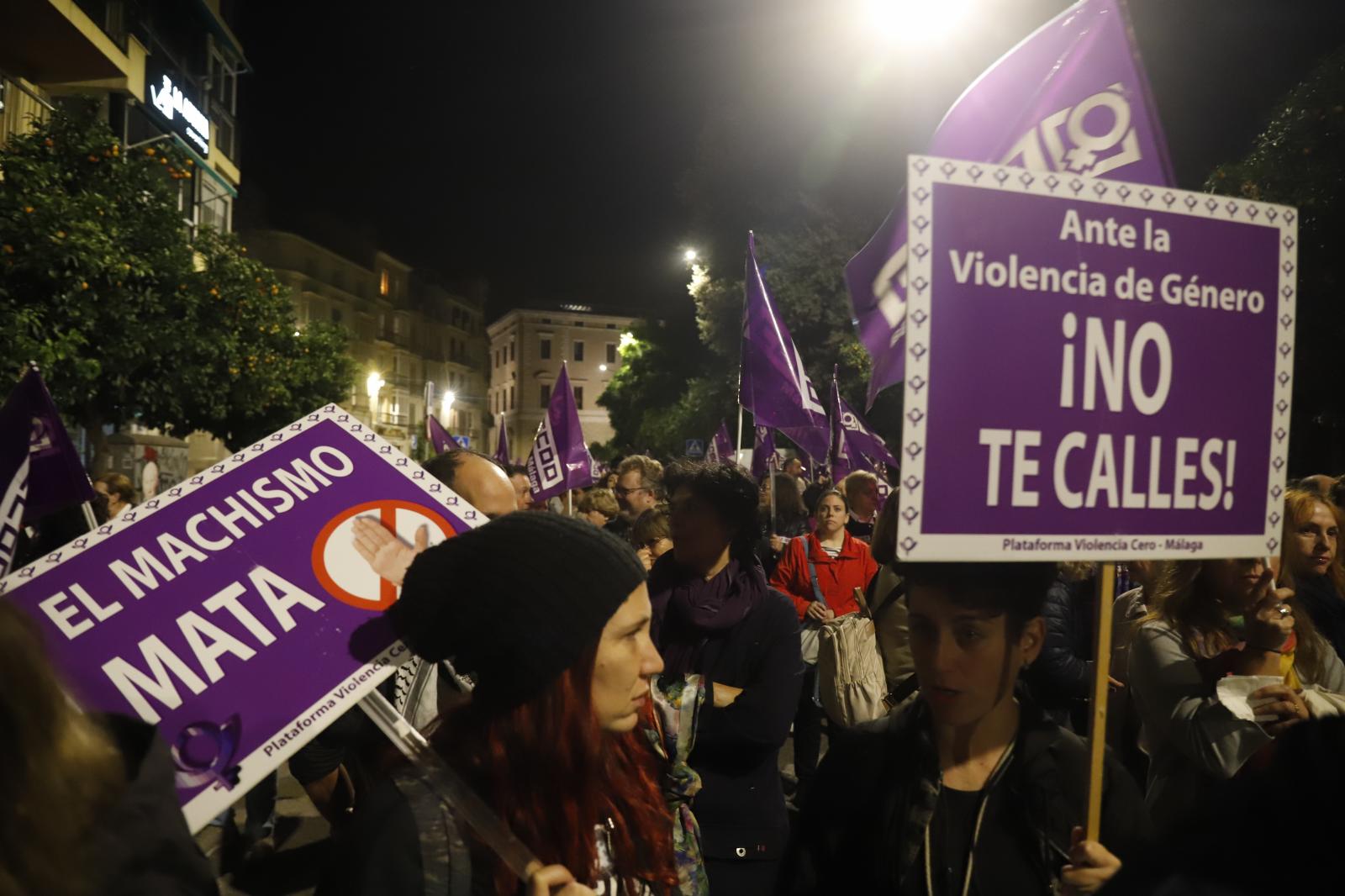 La manifestación del 25N, en imágenes