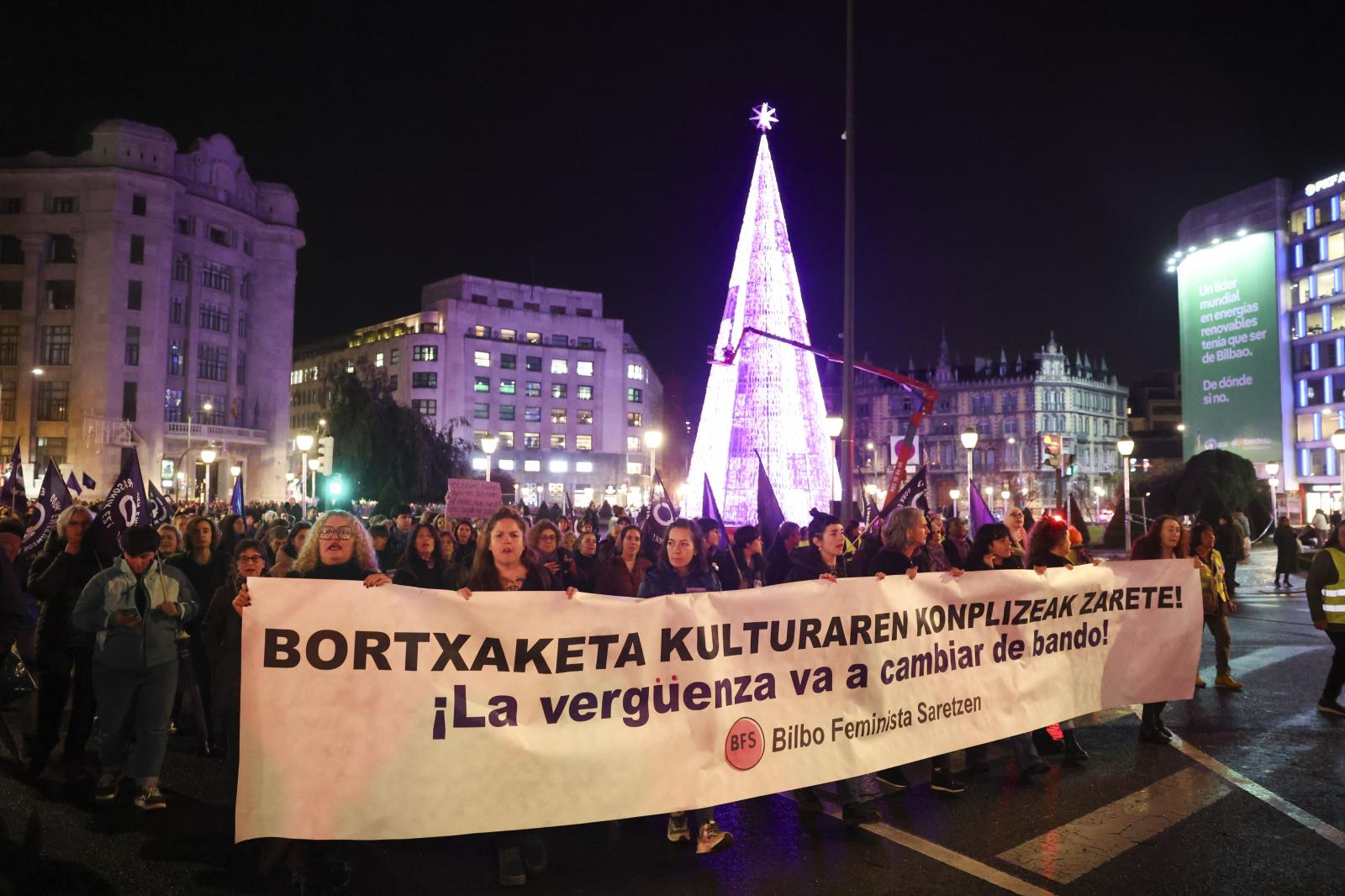 La manifestación del 25N, en imágenes