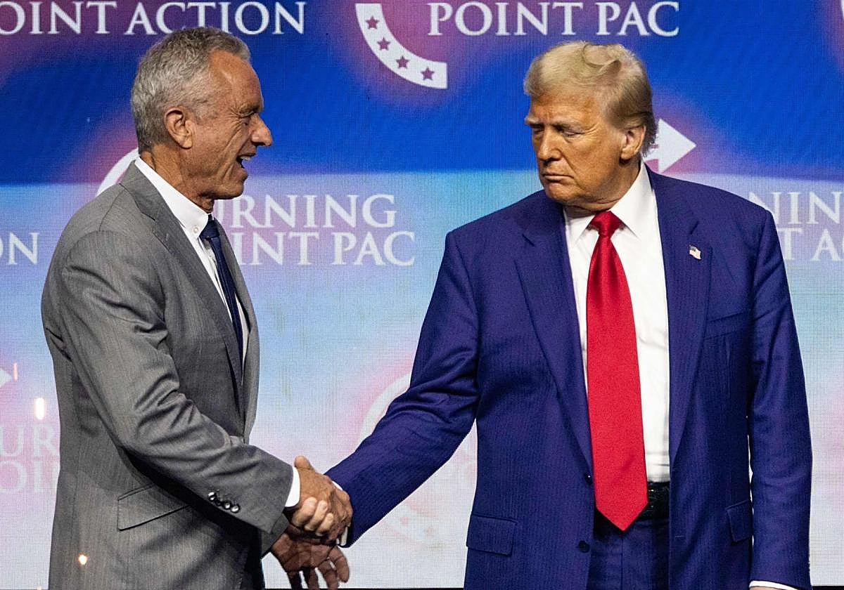 Robert Kennedy Jr con Donald Trump