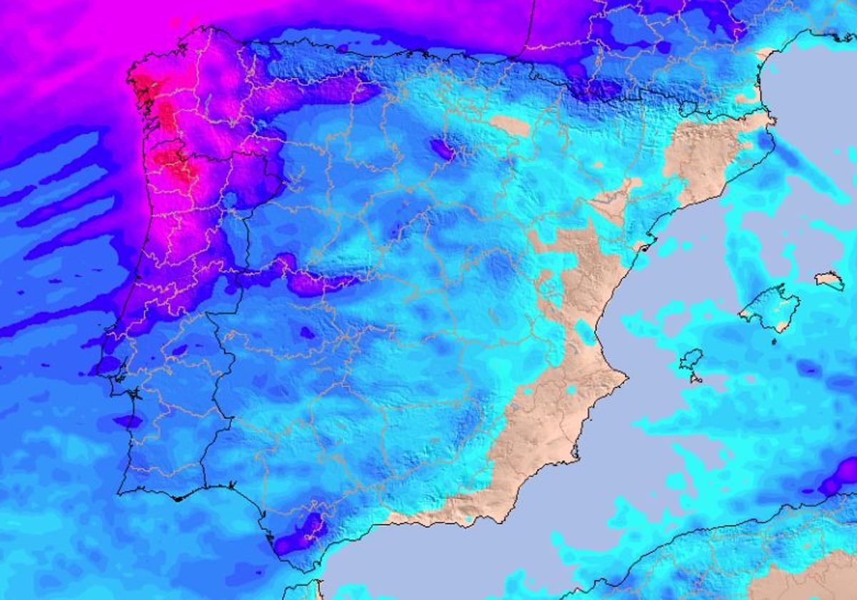 La Aemet avisa de la llegada de una borrasca atlántica a España: estas son las zonas más afectadas