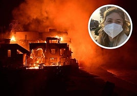 Una española atrapada en Los Ángeles: «Estoy rodeada de fuego y nadie me ha dicho que evacúe»