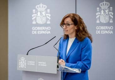 La ministra de Sanidad, Mónica García, la semana pasada