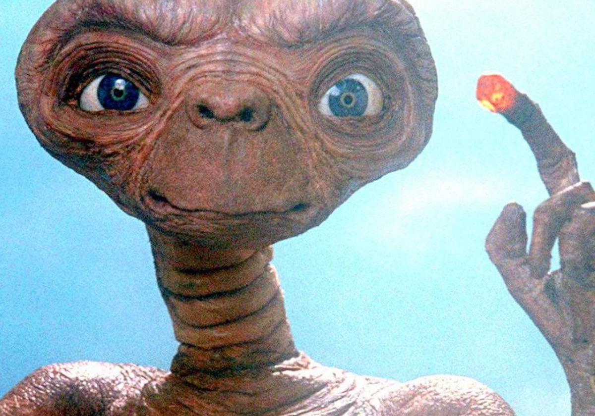 Un fotograma de la película de 1982, E.T. El extraterrestre