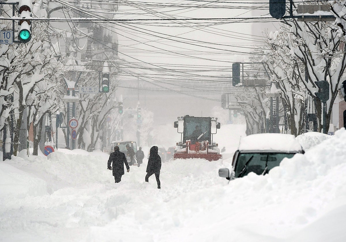 En los últimos días, Japón ha registrado nevadas récord