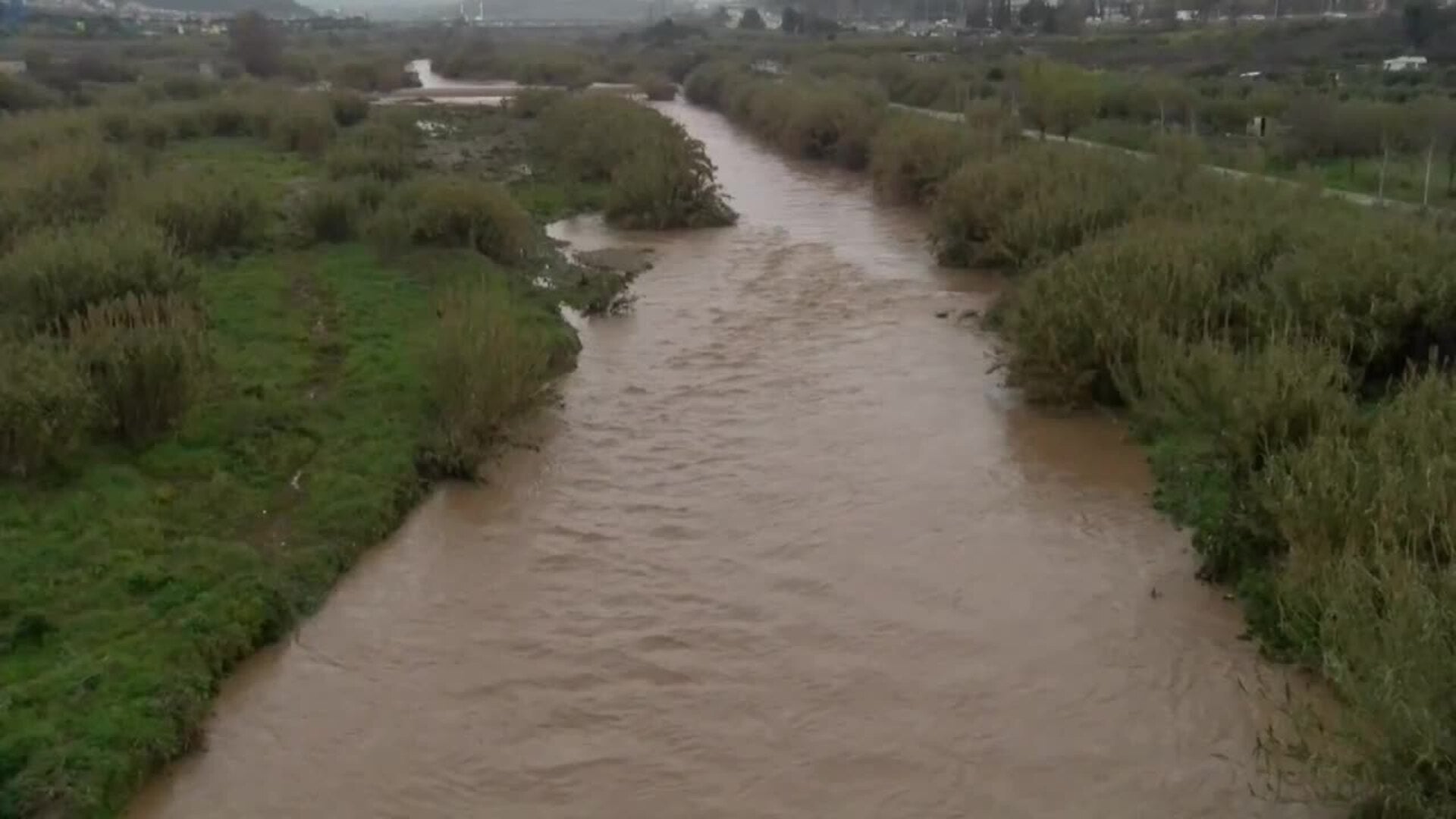 El caudal del río Llobregat, por encima del nivel habitual tras la borrasca Jana