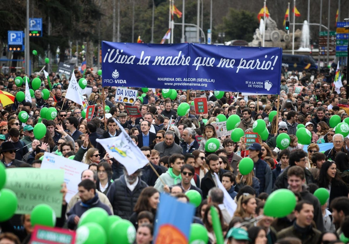 Marcha provida, este domingo en Madrid