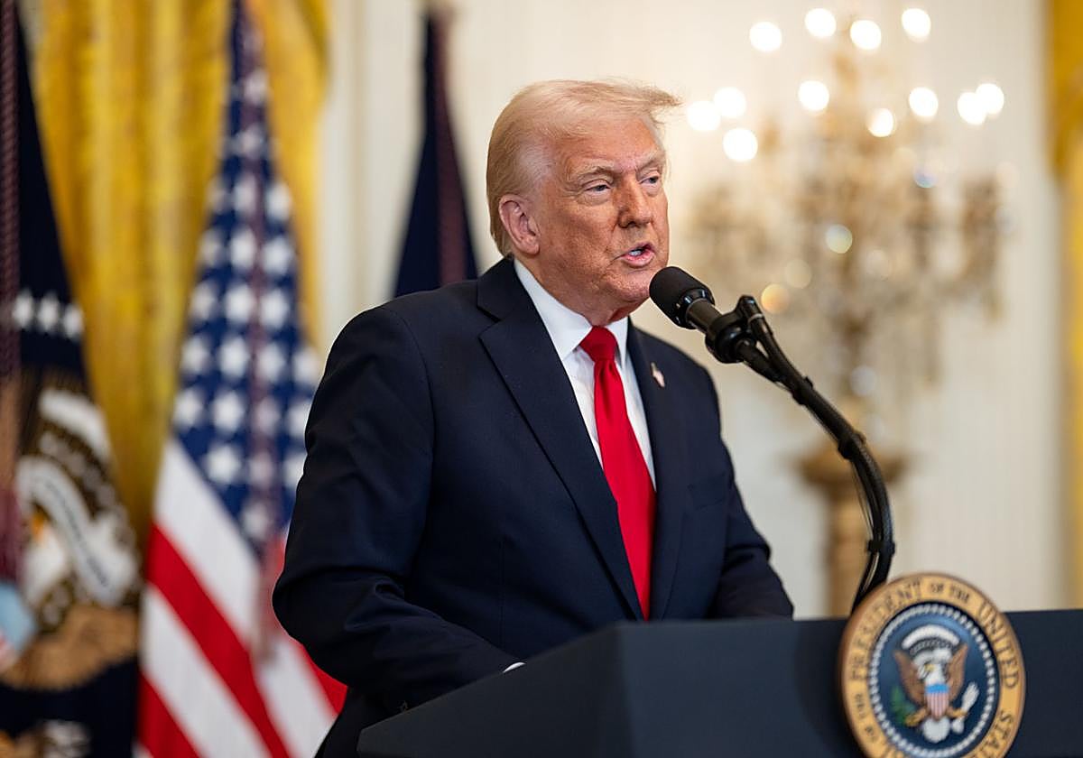 El presidente de EE.UU., Donald Trump