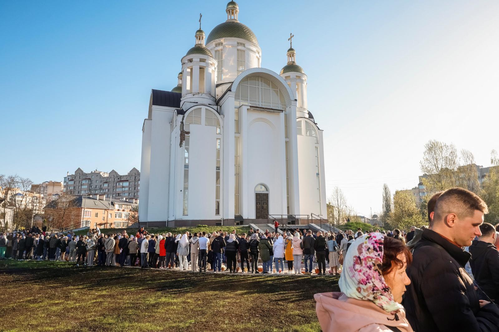 Así vive Ucrania la breve «tregua de Pascua» en la guerra anunciada por Putin
