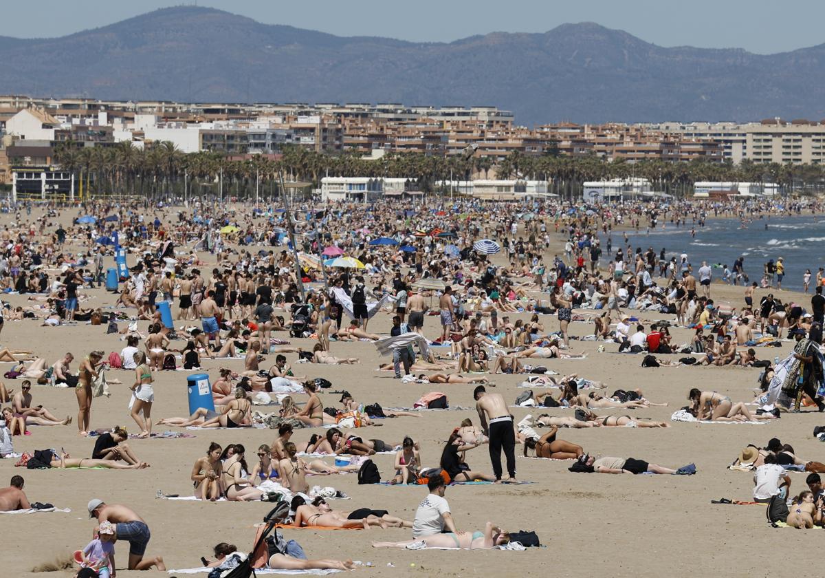 Playa del Cabanyal en Valencia