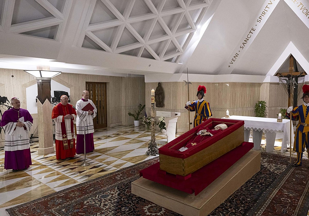 El féretro del Papa Francisco