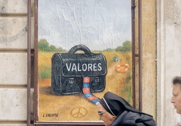 Aparece un nuevo mural del 'Banksy del Vaticano' tras la muerte del Papa Francisco