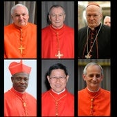 Tagle, Zuppi, Parolin... Los cardenales que parten como favoritos