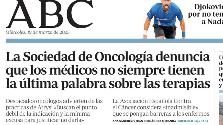 La Dos de ABC el miércoles 19 de marzo de 2025