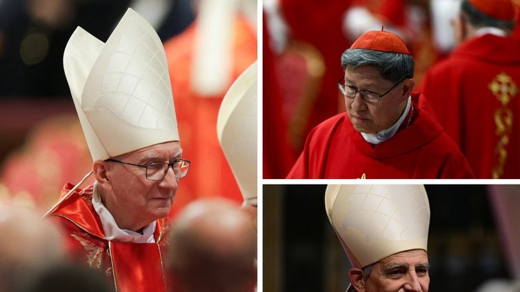 Parolin, Tagle y Zuppi: los cardenales que se quedaron a las puertas de ser Papa