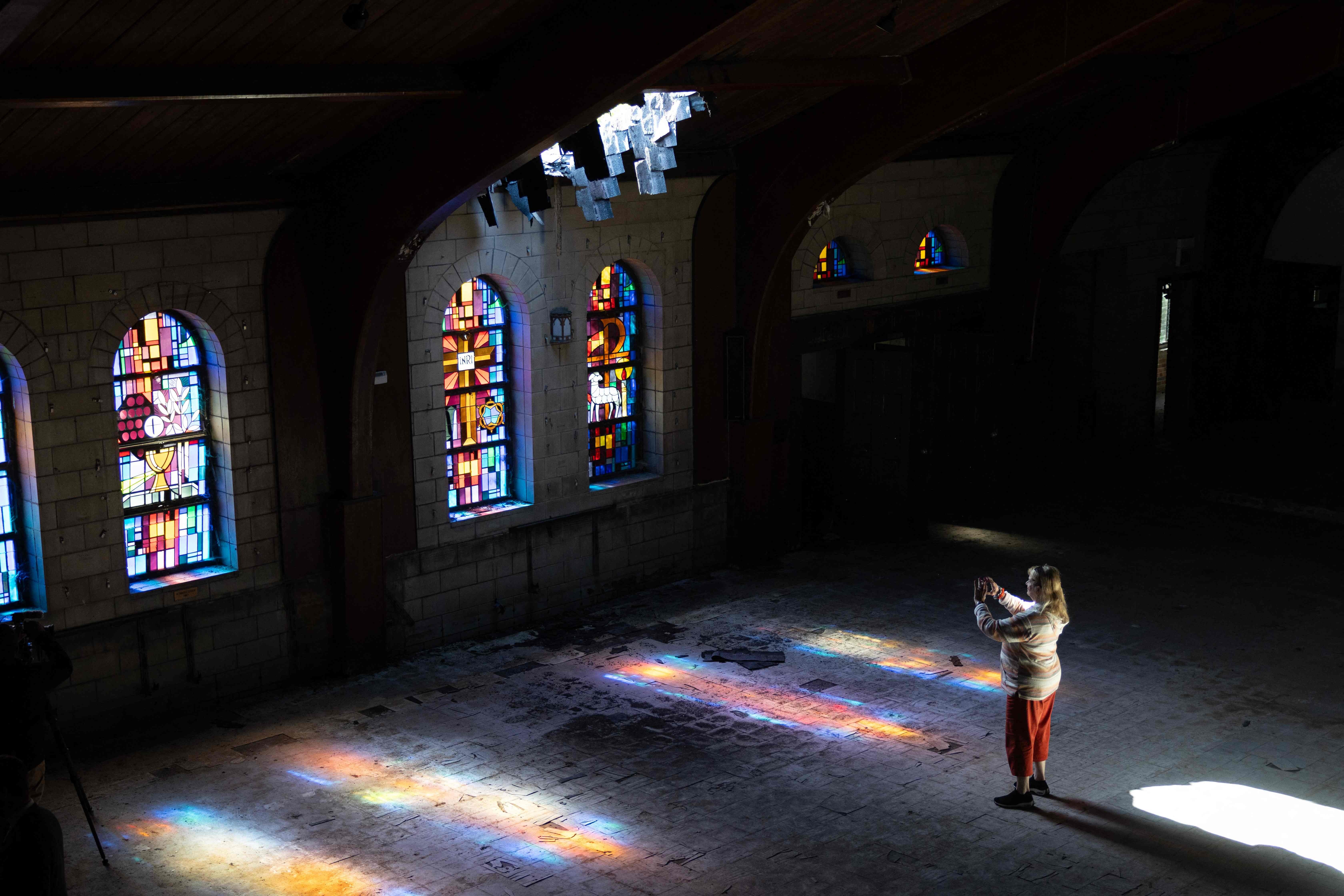 La iglesia abandonada de Santa María de la Asunción (Riverdale, Chicago), a la que León XIV acudía cuando era un niño