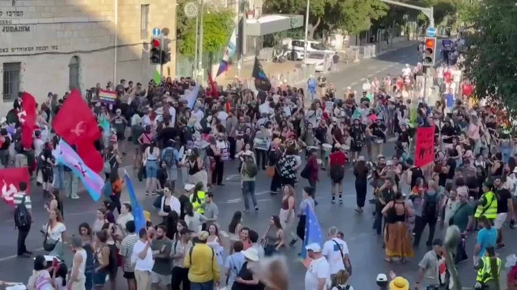 Jerusalén celebra su marcha anual del Orgullo entre fuertes medidas de seguridad
