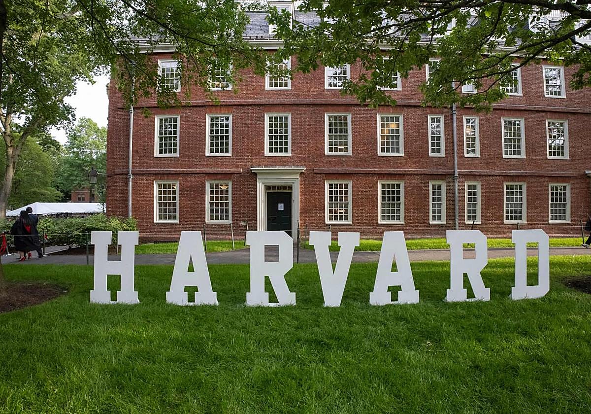 Campus de la Universidad de Harvard en Boston, Massachusetts (EE.UU.)