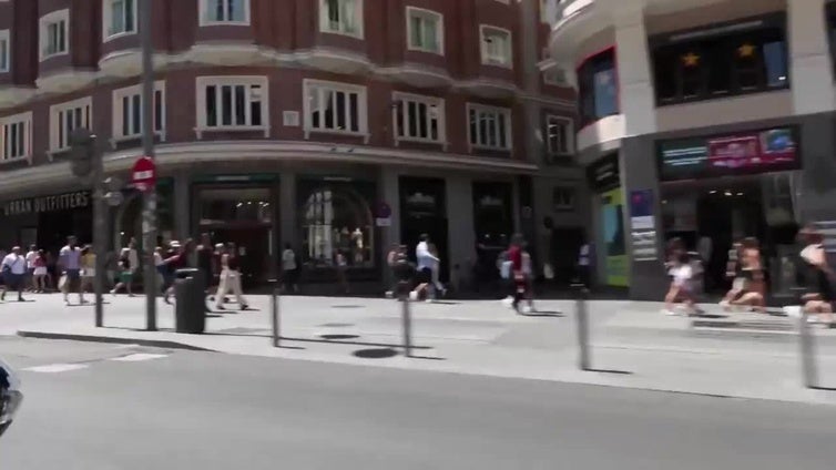 Jornada de sol y calor en Madrid