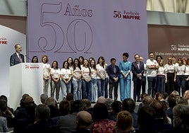 Felipe VI felicita a Fundación Mapfre por haber «cambiado la vida de las personas» durante 50 años