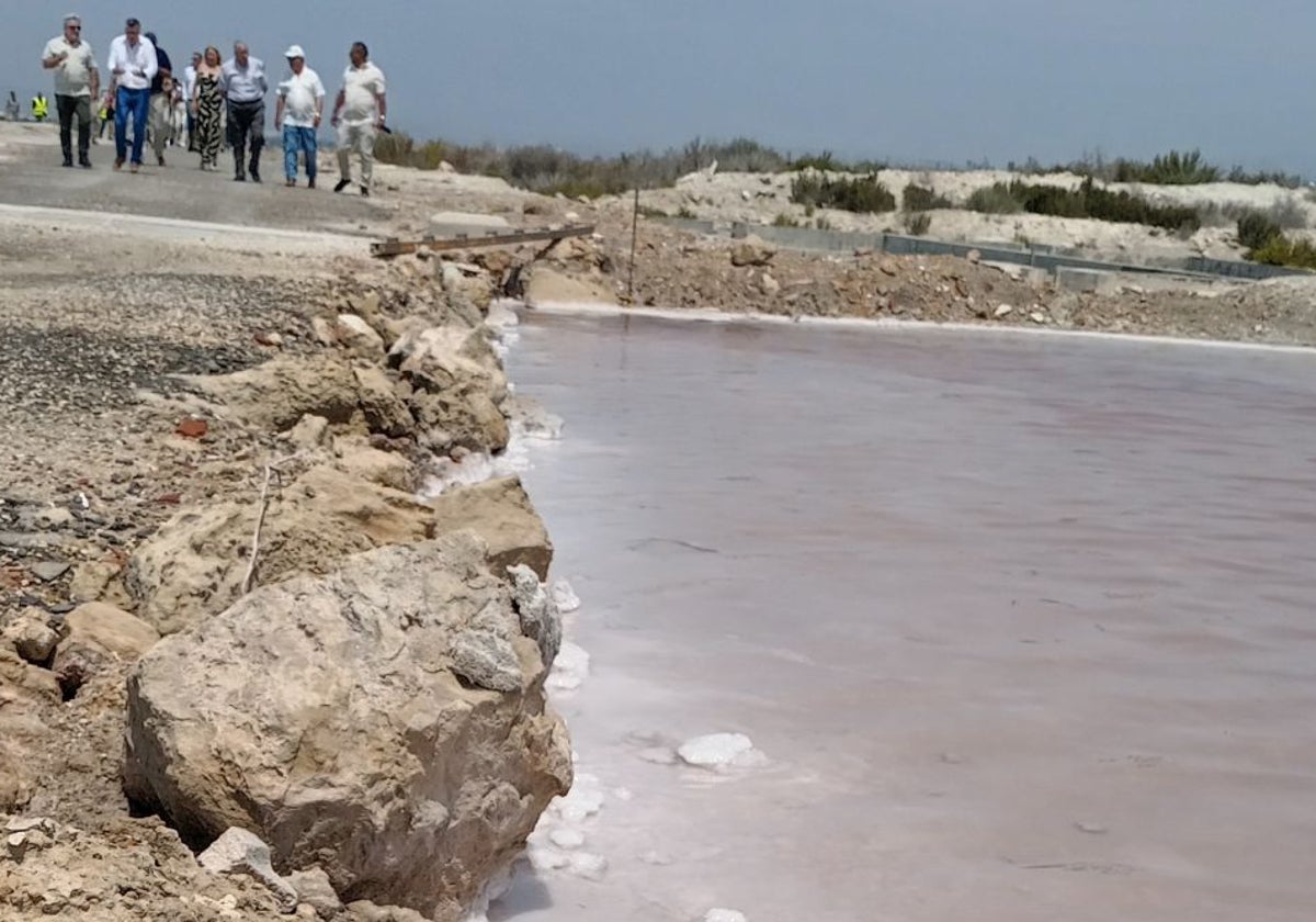Las salinas de Santa Pola, en Alicante