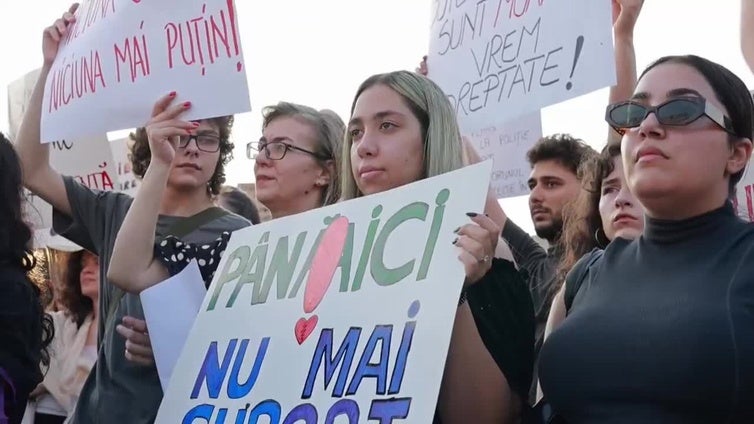 Cientos de rumanas piden medidas contra la violencia machista tras dos asesinatos a mujeres embarazadas