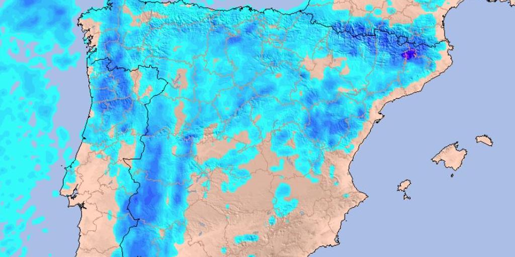 La Aemet avisa de la llegada de una dana con granizo y tormentas: estas son las zonas afectadas