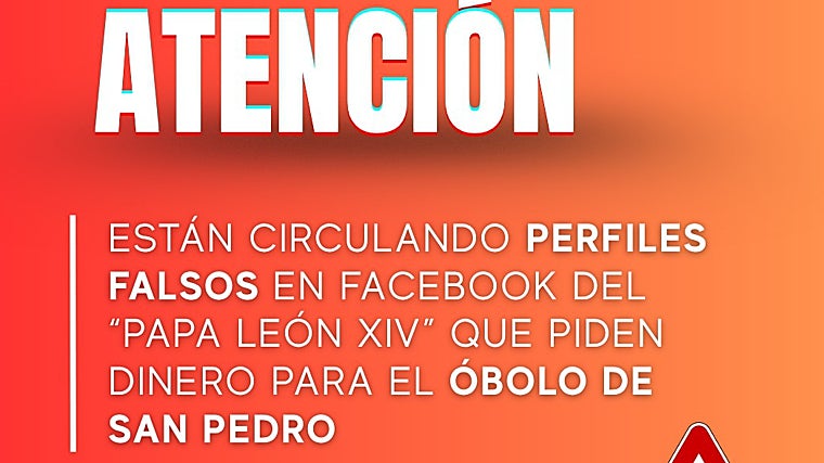 Advertencia contra la estafa