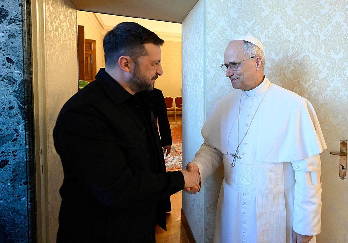 Zelenski y León XIV