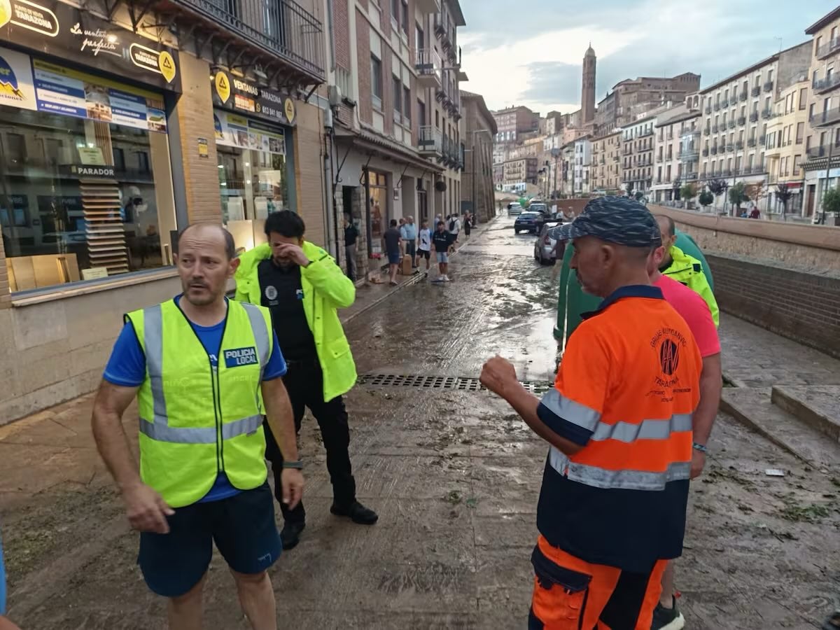Fotogalería | Inundaciones y apagones en Aragón tras el paso de la dana, en imágenes