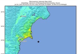 Un terremoto de magnitud  7,4 sacude la costa este de Rusia y activa la alerta por tsunami