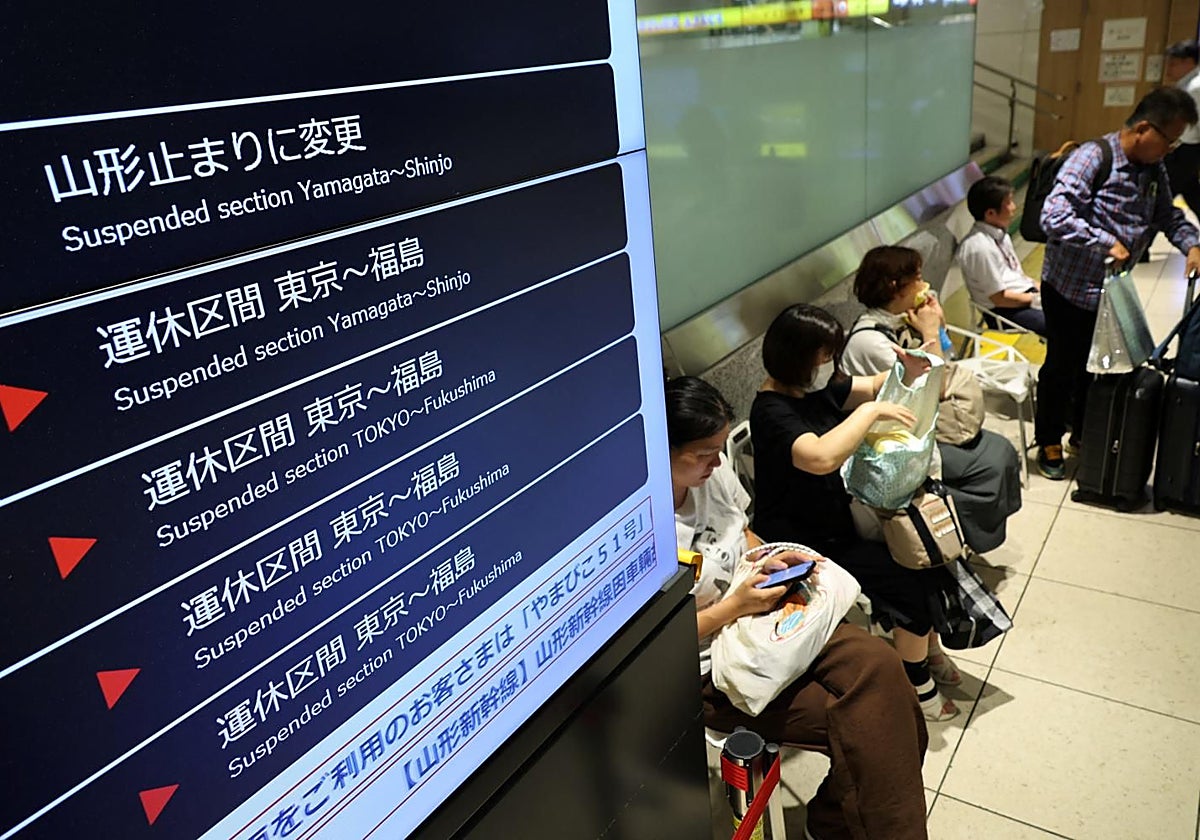 Avisos de trenes suspendidos en Japón tras la alerta de tsunami