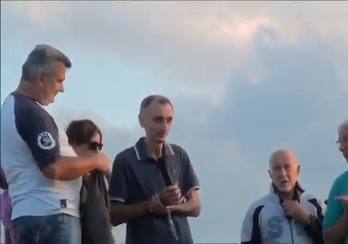 Imagen de Michelino Marcovecchio en el Monte San Onofrio, en Agnone