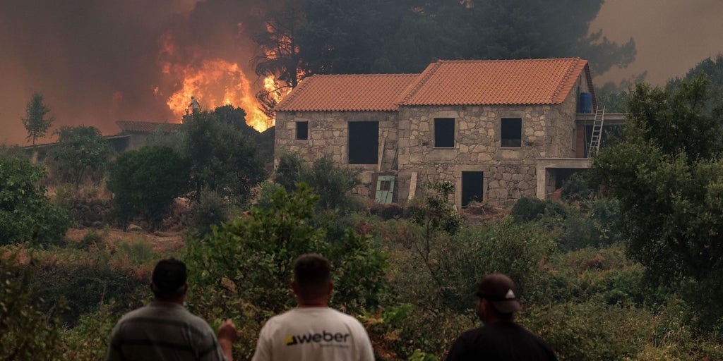 Portugal sigue combatiendo violentos incendios pese a la mejora de las ...