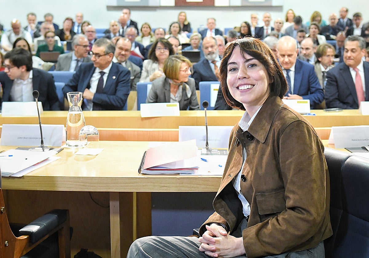 La ministra Morant presidiendo el Consejo de Universidades