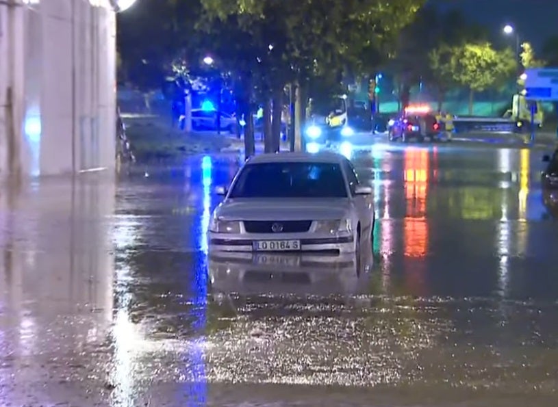 Lluvias torrenciales en el este de España: Valencia, Castellón y Tarragona, en aviso rojo este lunes