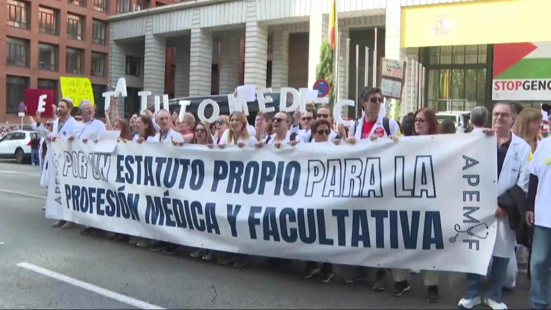 Los médicos vuelven a la huelga en Madrid para rechazar el Estatuto Marco propuesto por Sanidad