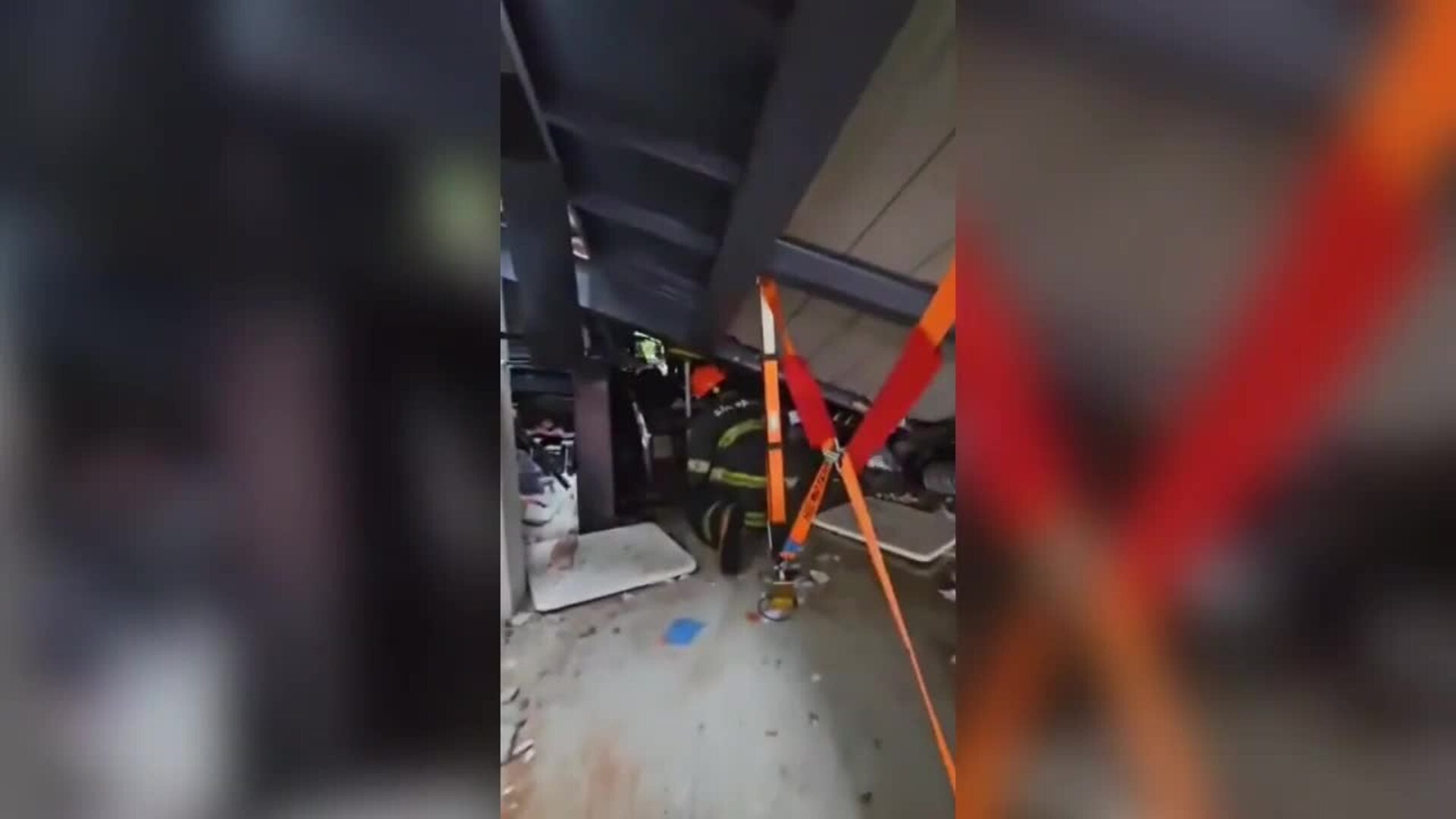 Un muerto y cinco heridos tras el derrumbe de un restaurante en el ...