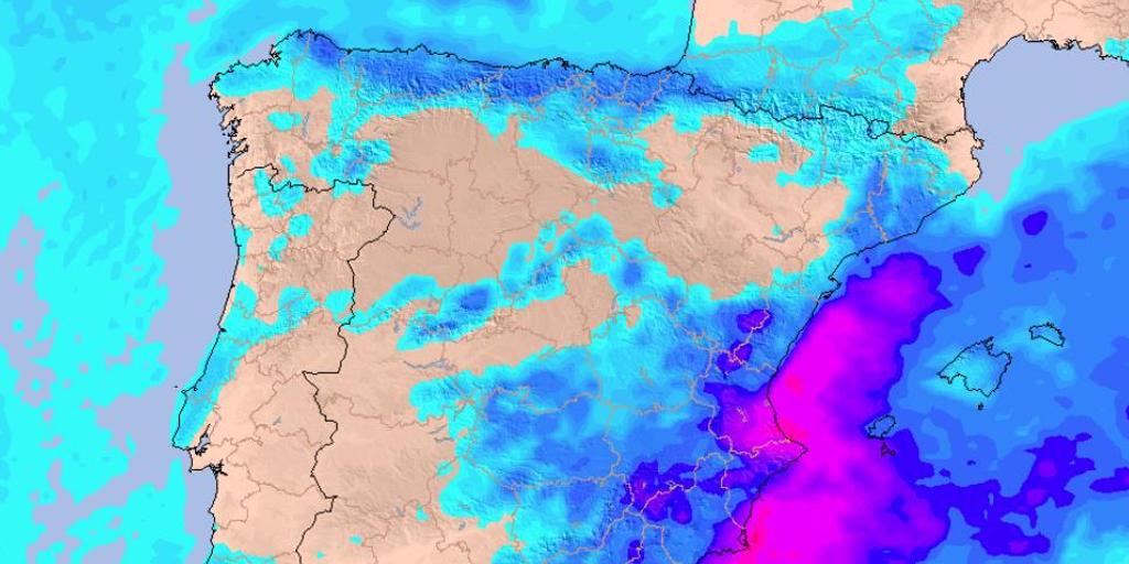 La Aemet lanza un aviso especial por «lluvias muy fuertes» y posibles inundaciones en España: zonas más afectadas por la dana Alice