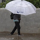 La Aemet avisa de la llegada de fuertes lluvias y una masa de frío