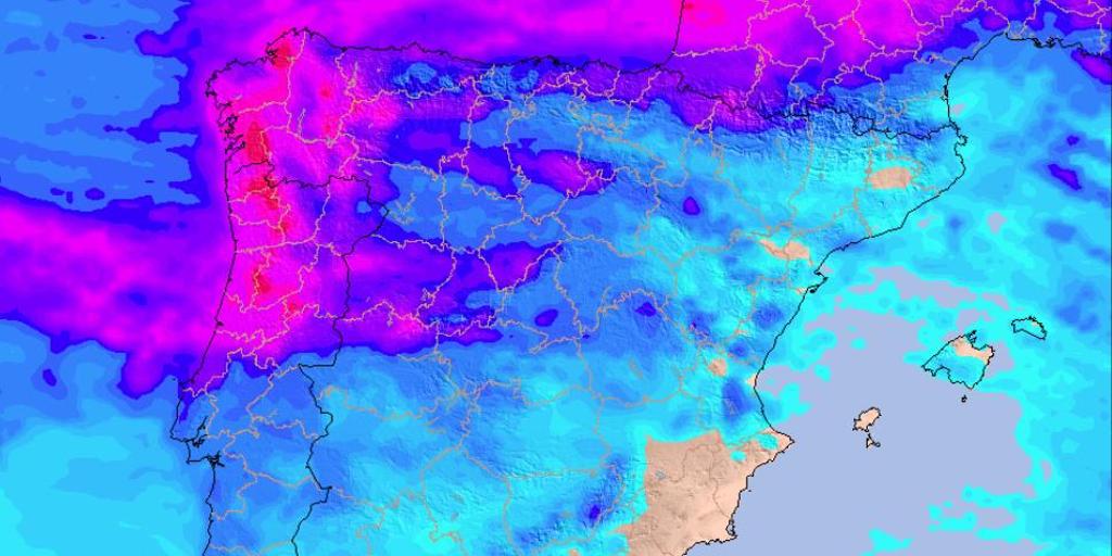 La Aemet avisa de la llegada de un frente frío a España: fuertes lluvias y bajada de temperaturas en estas zonas