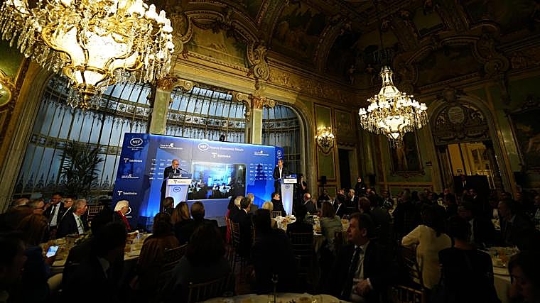 Salón del Casino Real de Madrid, donde ha tenido lugar el Foro de la Nueva Comunicación