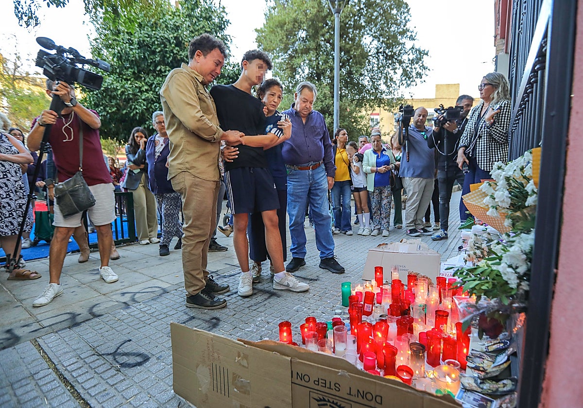 Concentración por Sandra Peña la pasada semana en Sevilla