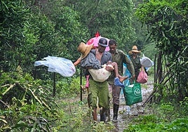 El huracán Melissa en imágenes: una tormenta descomunal