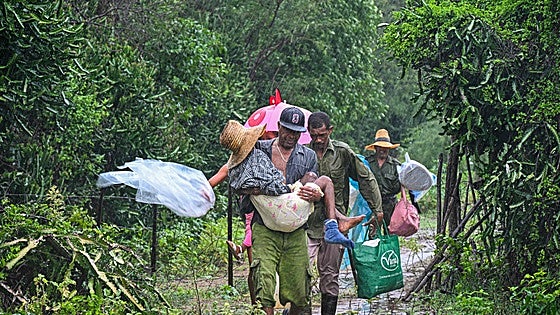 El huracán Melissa en imágenes: una tormenta descomunal