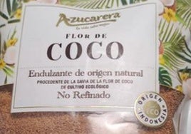 La Agencia Española de Seguridad Alimentaria y Nutrición advierte de la presencia de sulfitos no incluidos en el etiquetado de un endulzante natural de Azucarera