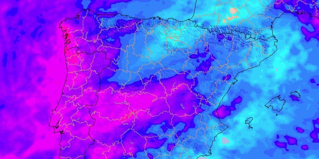 La Aemet avisa de la llegada de un nuevo frente de fuertes lluvias y tormentas a España: estas son las zonas más afectadas